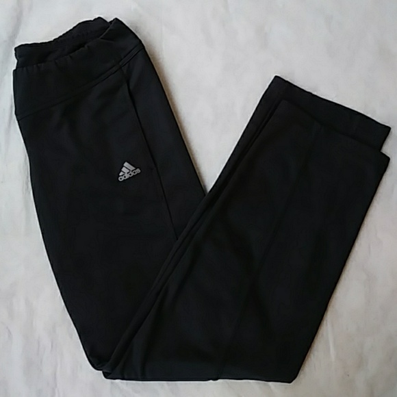Adidas Pants - Adidas Dark Grey Fleece Lined Workout Pant Sz S